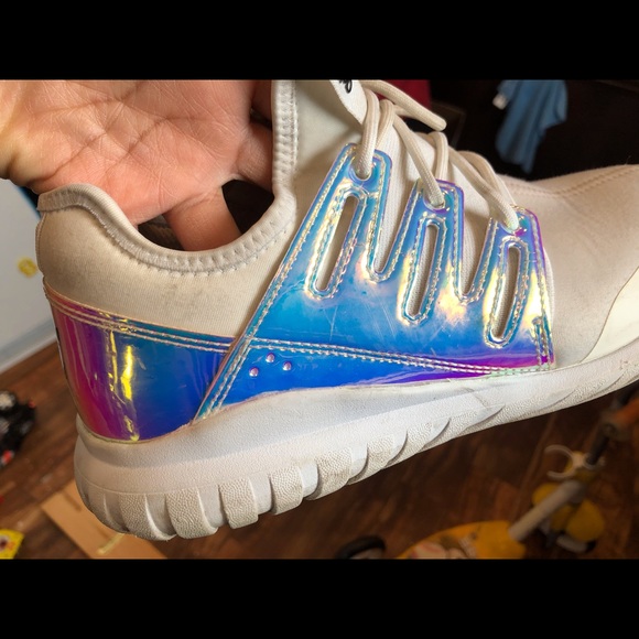 Ultra Rare Adidas Tubular Holographic Iridescent 7 - Picture 7 of 10